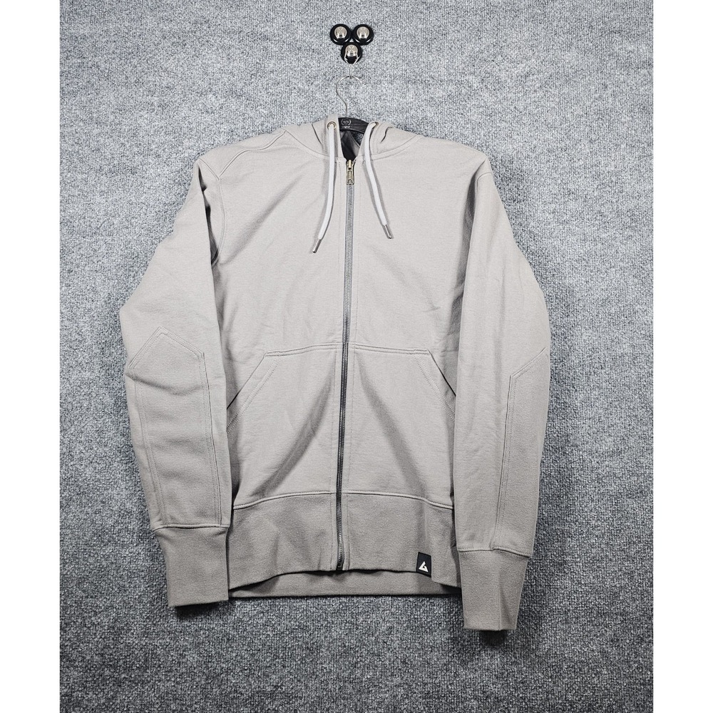 American Giant Classic Full Zip Heavyweight Sweatshirt Hoodie Small Gray USA
